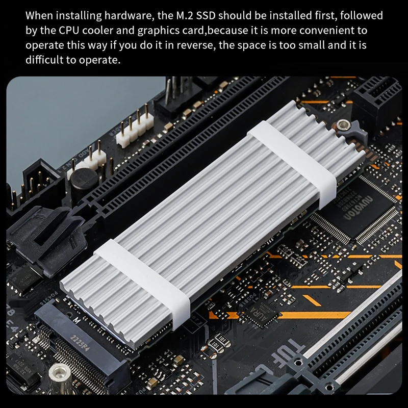 M2 Heatsink Cooler - The desktop M2 cooling jacket aluminum