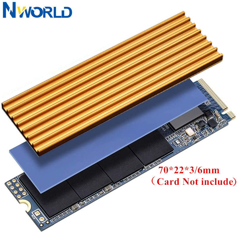 M2 Heatsink Cooler - Aluminum Cooling Heatsinks Thermal Pads Heat