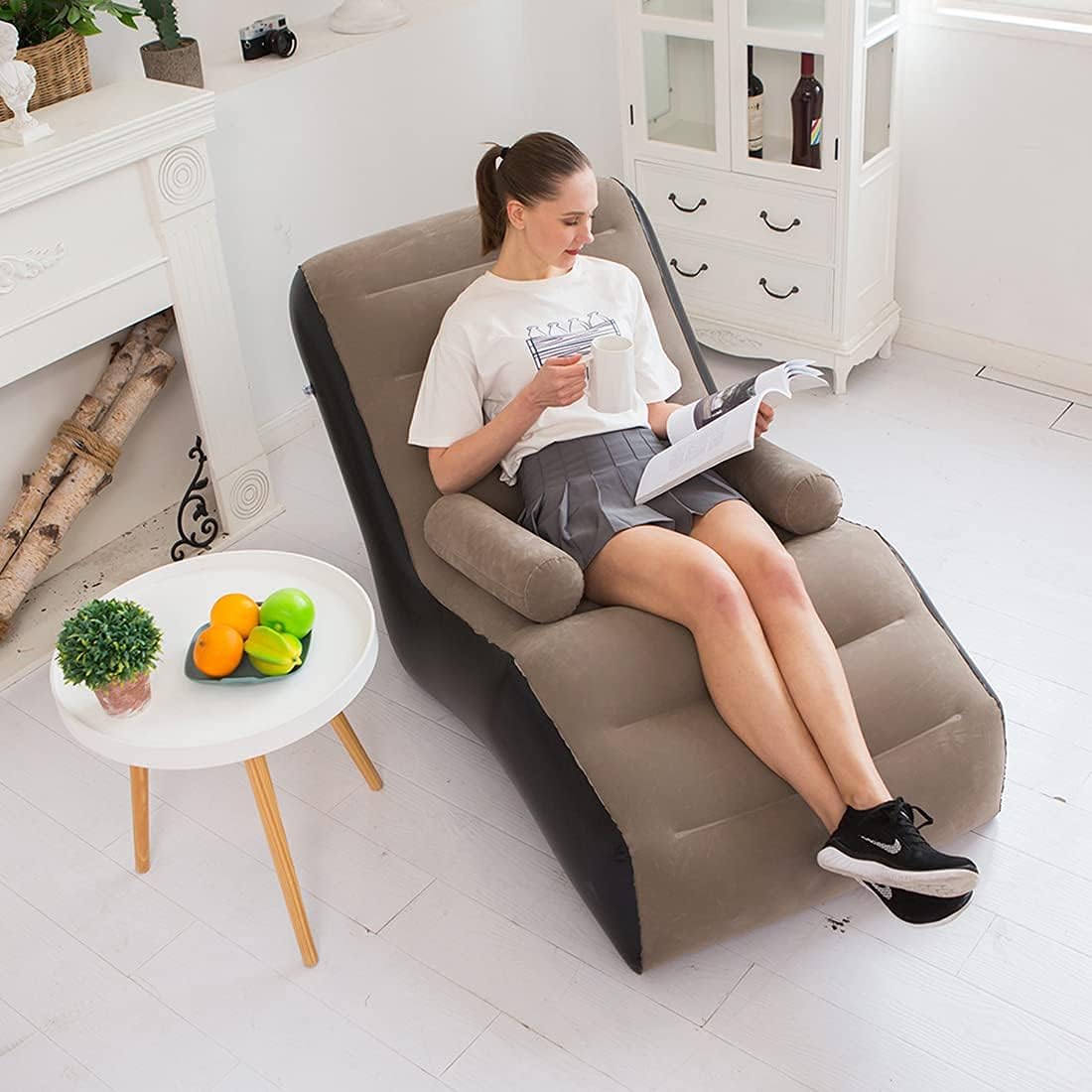 Gaming Accessories For Gaming Room - Folding Lazy Sofa,Inflatable Lounge Chair Thickened