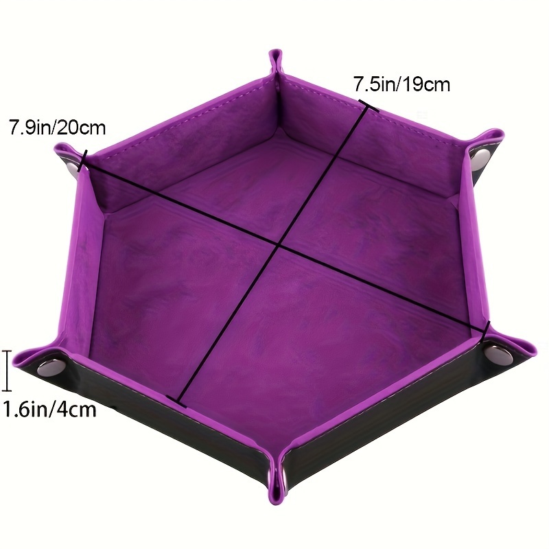 1pc Classic Hexagon Dice Tray, - Essential Gaming Accessories review and price