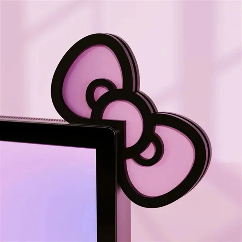 Kawaii Pink Acrylic Bow Monito - Gaming Accessories Monitor review and price