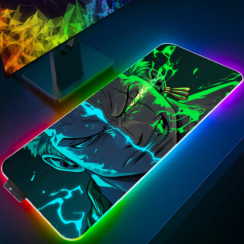 ONE PIECE Zoro Mouse Pad RGB G - Gaming Accessories For Gaming Room review and price