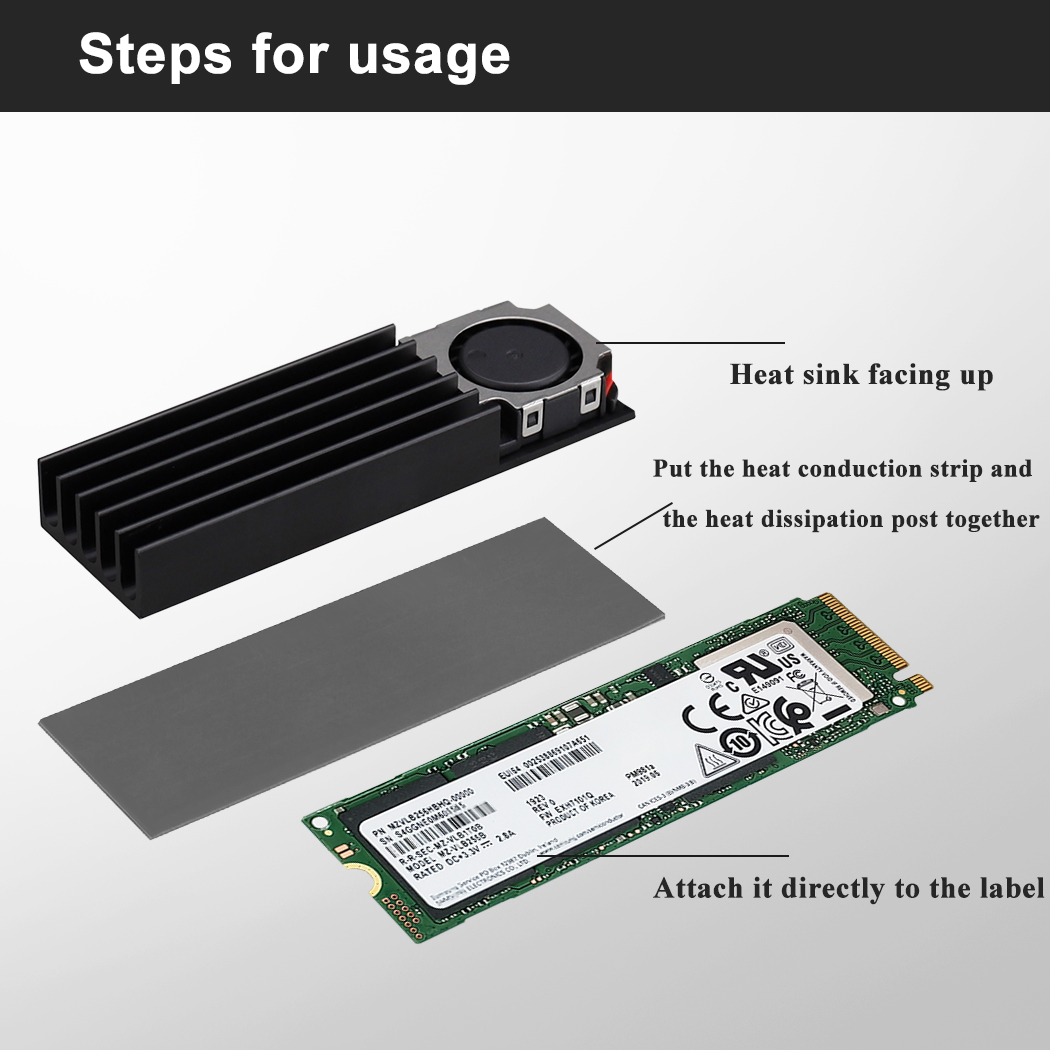Gdstime M.2 2280 22110 Solid S - M2 Heatsink Cooler review and price