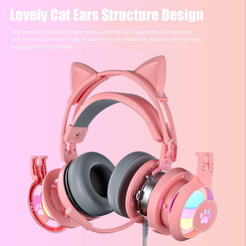 Cute Cat Ear Gaming Headphones - Gaming Accessories Kids review and price