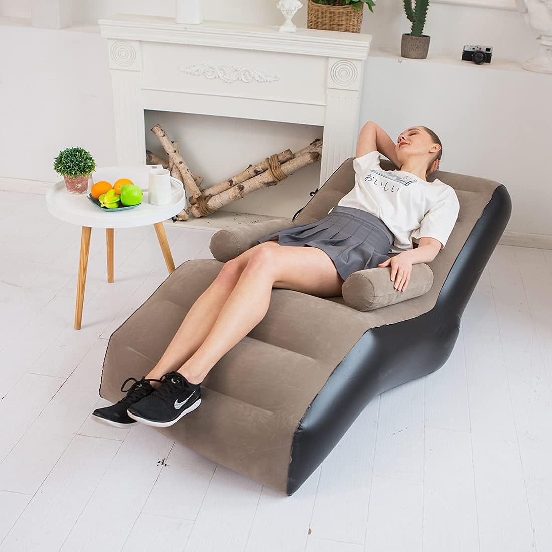 Folding Lazy Sofa,Inflatable L - Gaming Accessories For Gaming Room review and price