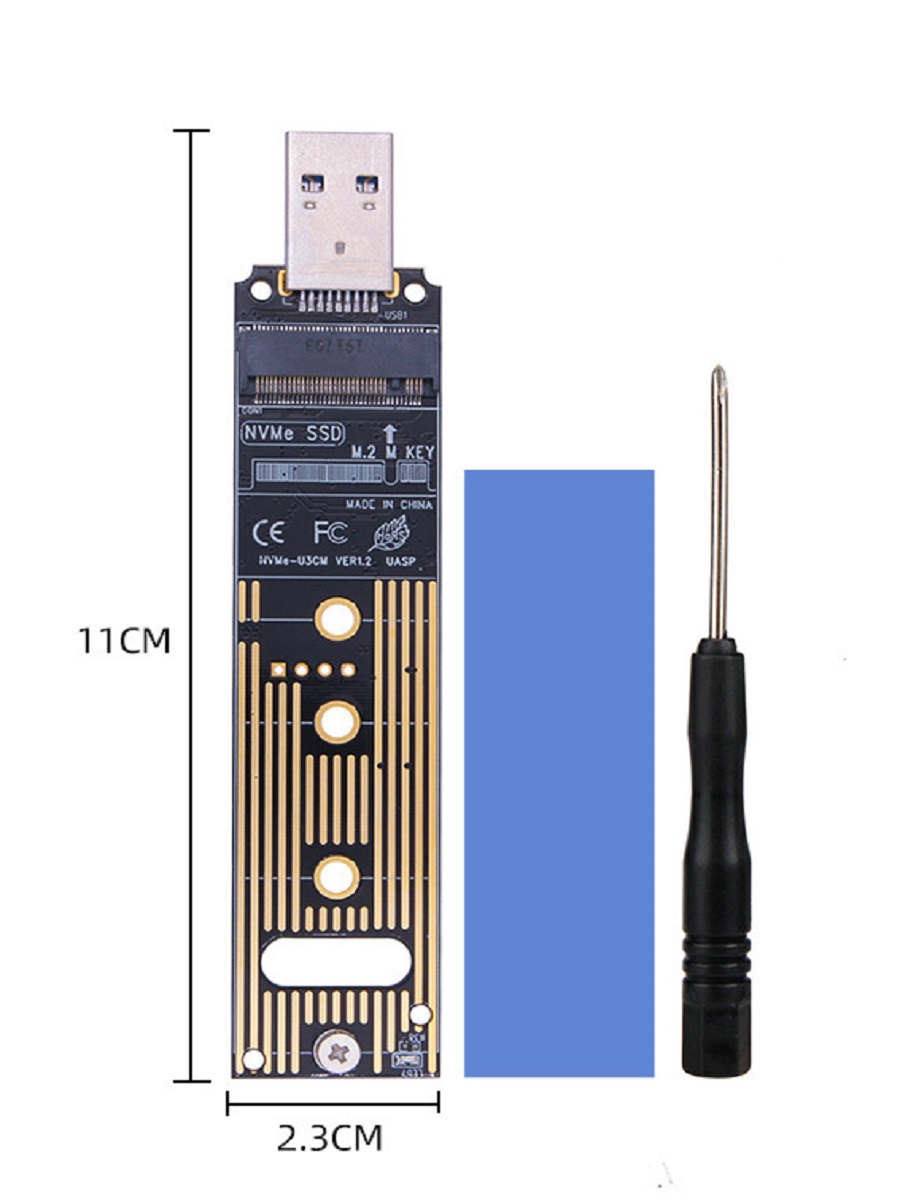 M2 NVMe SSD Enclosure 10Gbps P - M2 Heatsink Cooler review and price