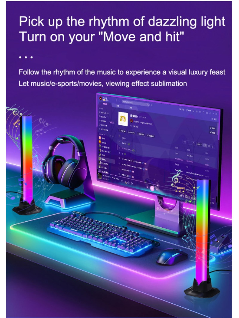 Music Sync LED Strip, Sound Co - Essential Gaming Accessories review and price